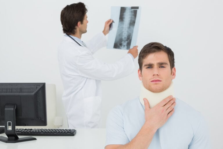head and neck injuries from fallen merchandise